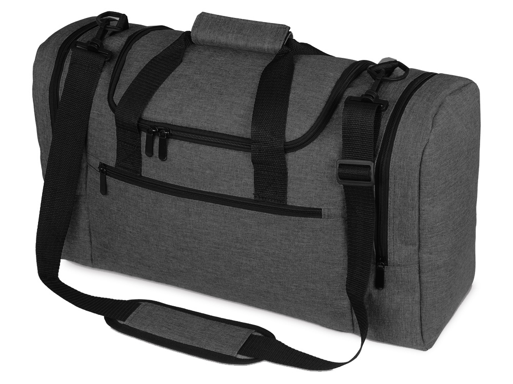 Сумка дорожная Route с двумя боковыми карманами, темно-серый-0