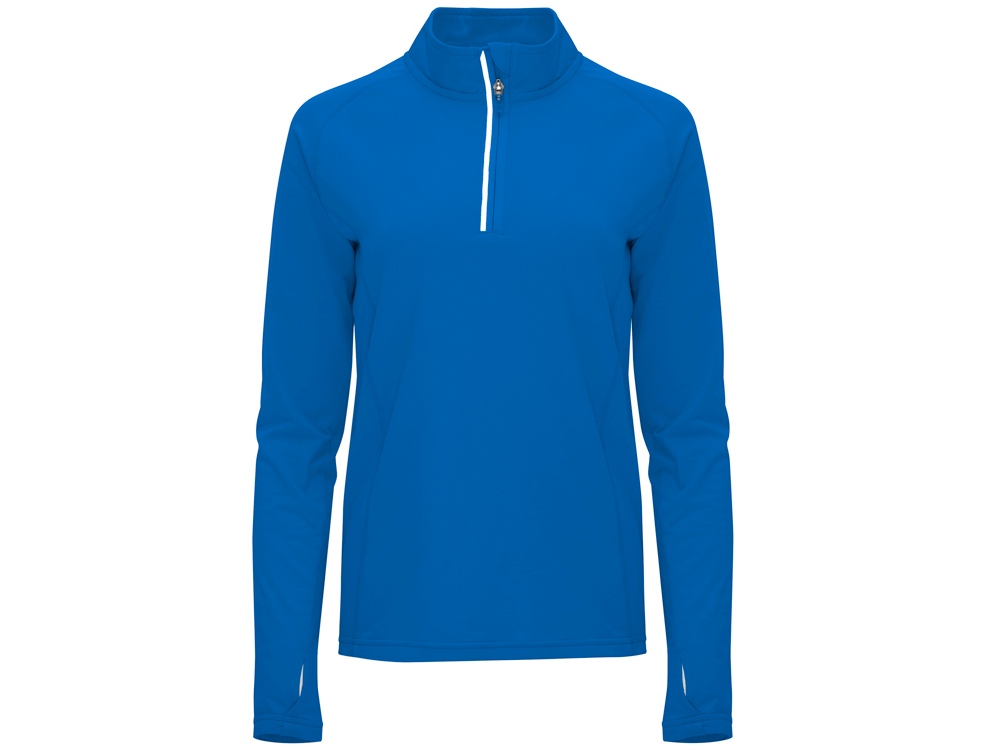 Толстовка с воротом на молнии женская Melbourne, королевский синий-0