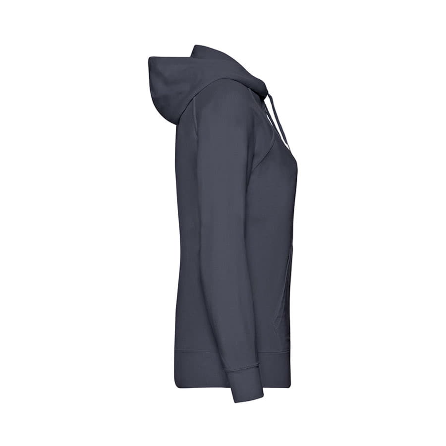 Толстовка женская без начеса LADIES LIGHTWEIGHT HOODED SWEAT 240, темно-синий-3