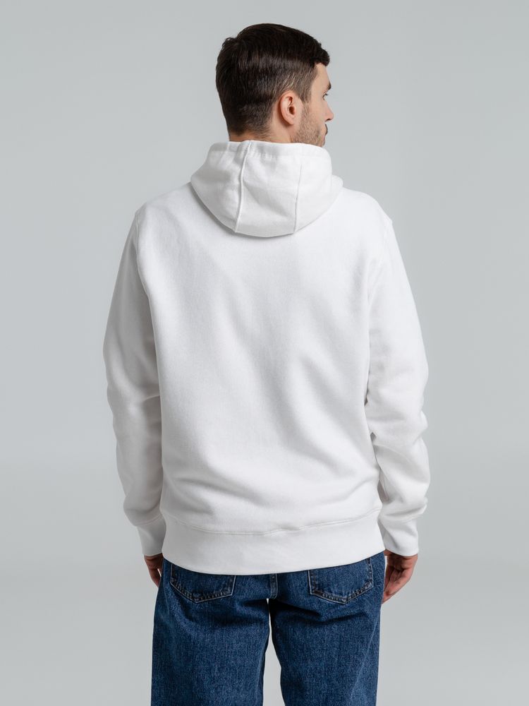 Толстовка на молнии с капюшоном унисекс King, белая-6