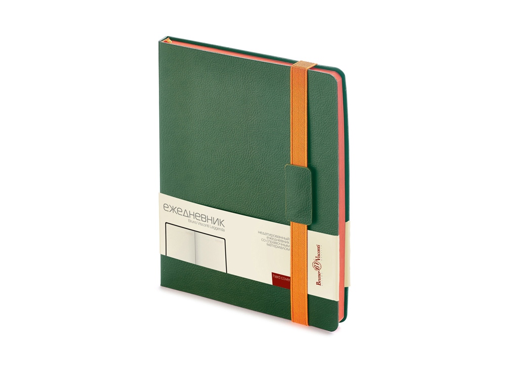 Ежедневник В5 недатированный Leggenda, зеленый-5