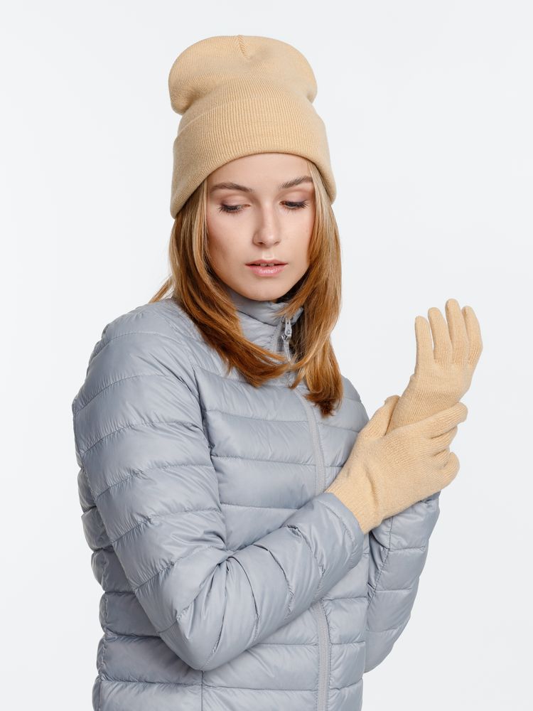 Шапка Urban Flow, бежевая-3