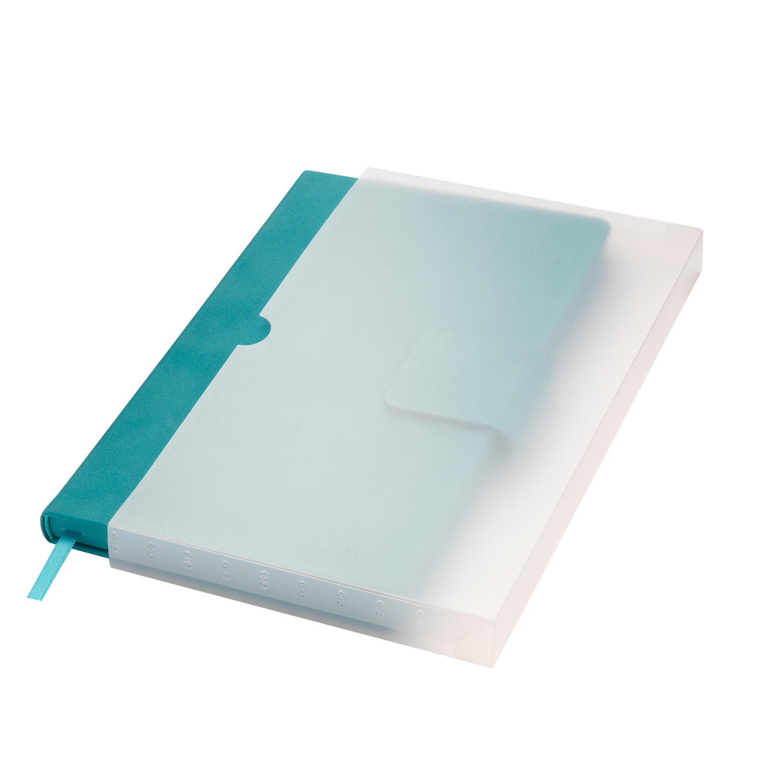 Ежедневник Риц (Ritz) недатированный, бирюзовый, твердая обложка-11