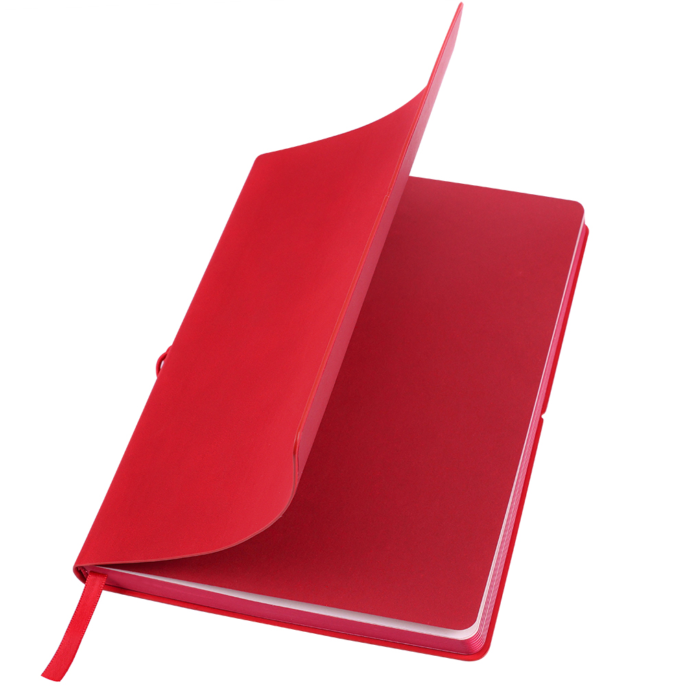 Ежедневник A5 недатированный Massimo в мягком переплёте, Красный-1