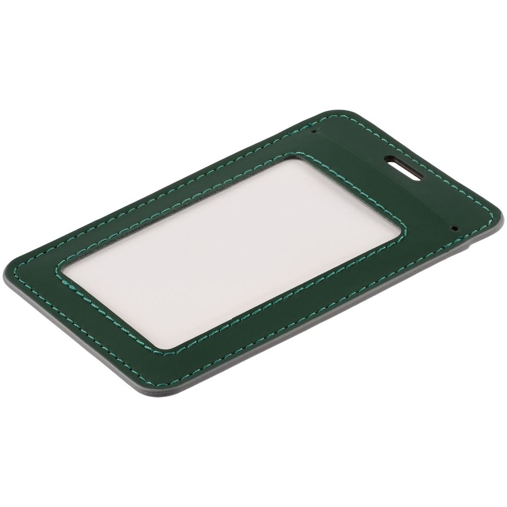 Чехол для пропуска Shall Simple, зеленый-1