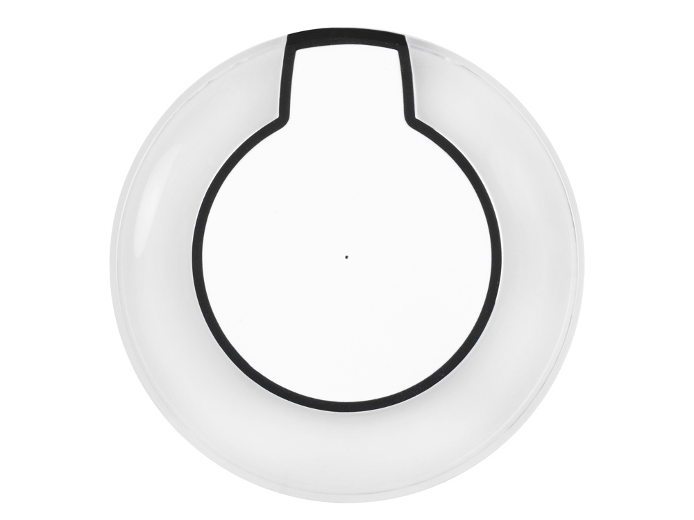 Беспроводная зарядка Pod со светодиодной подсветкой, белый-4