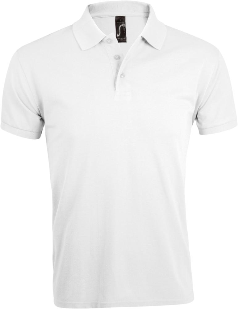 Рубашка поло мужская Prime Men, белая-0
