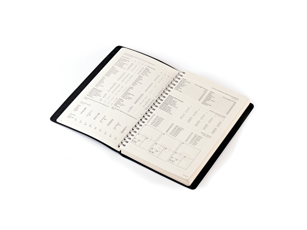 Ежедневник А5 недатированный Milano, черный-2