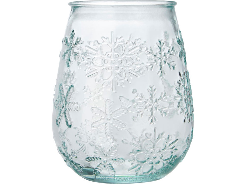 Подставка для чайной свечи Faro из переработанного стекла, прозрачный-2