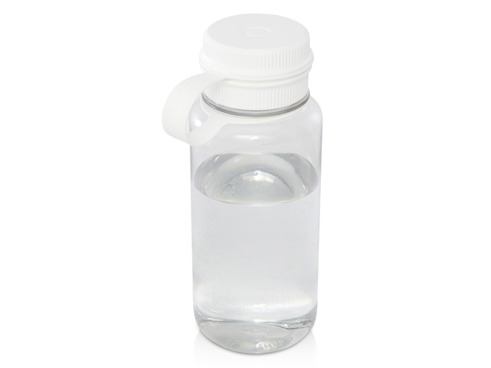 Спортивная бутылка Ryder из переработанного ПЭТ-пластика объемом 900 мл с многофункциональной крышкой, сертифицированная RCS - Белый-0