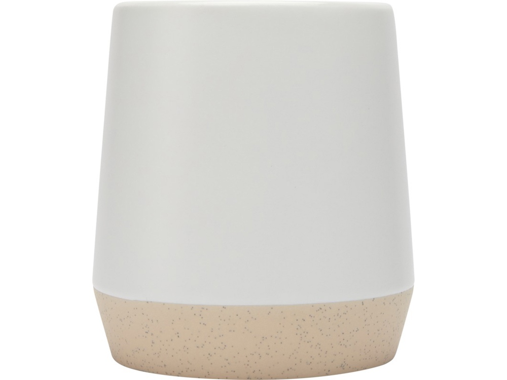 Dolce керамическая кружка объемом 300 мл с матовой отделкой, белый-1