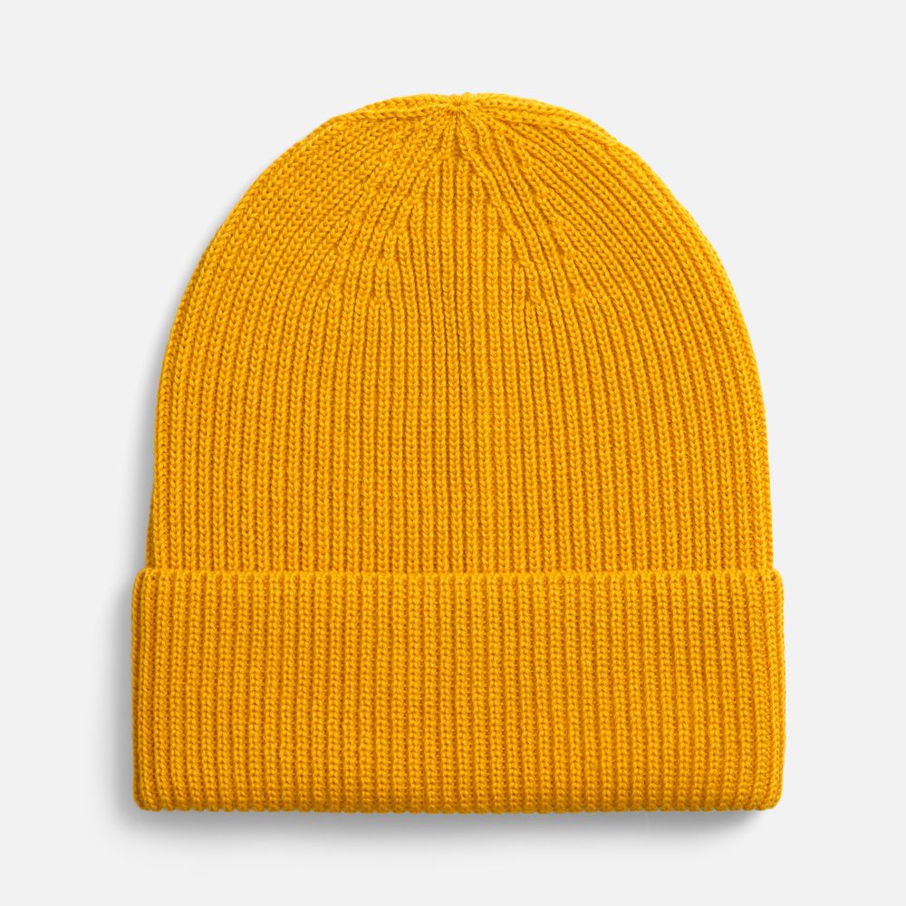 Шапка Nobilis Mono, желтая (медовая)-1