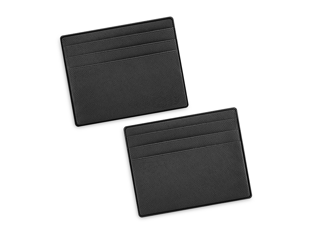 Картхолдер для денег и шести пластиковых карт Favor, черный-2