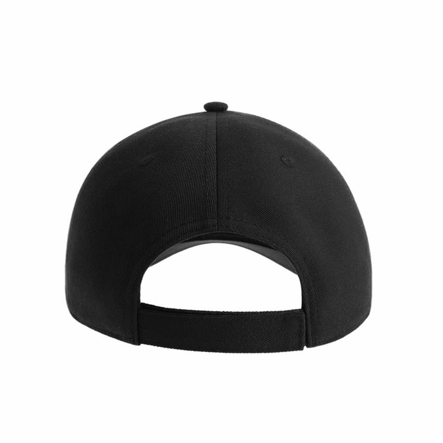 Бейсболка FIJI, 5 клиньев, застежка на липучке , черный-3