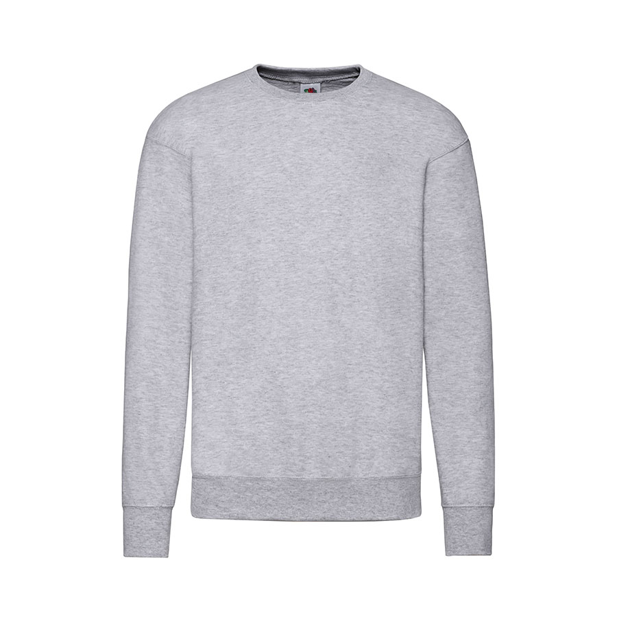 Свитшот без начеса LIGHTWEIGHT SET-IN SWEAT 240, серый меланж-0