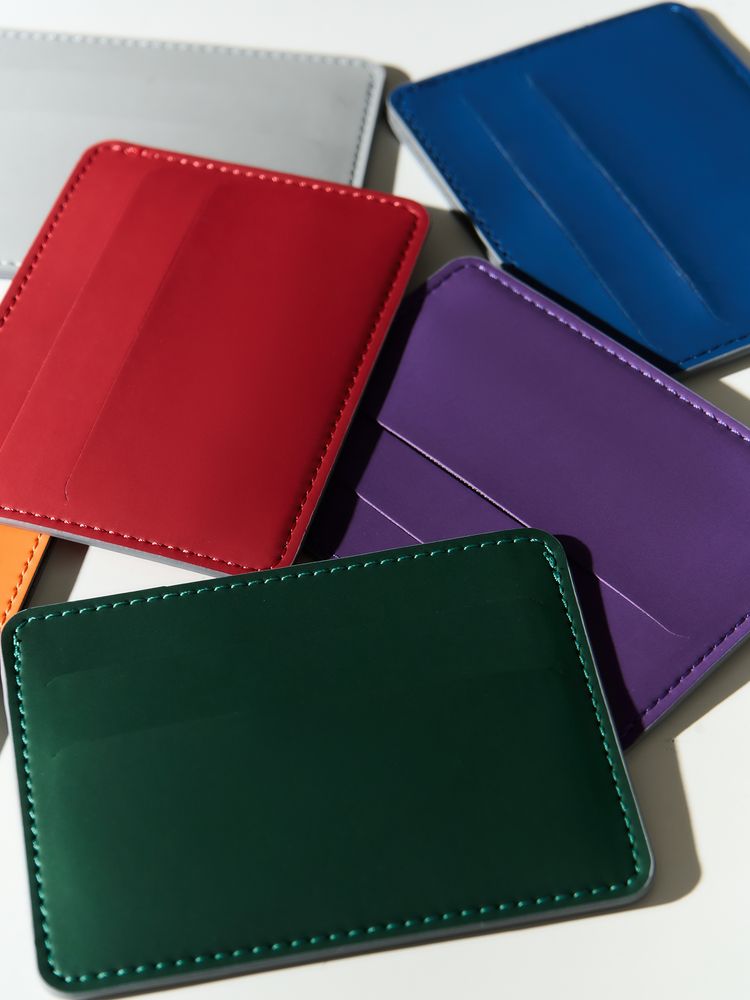 Чехол для карточек Shall Simple, зеленый-4