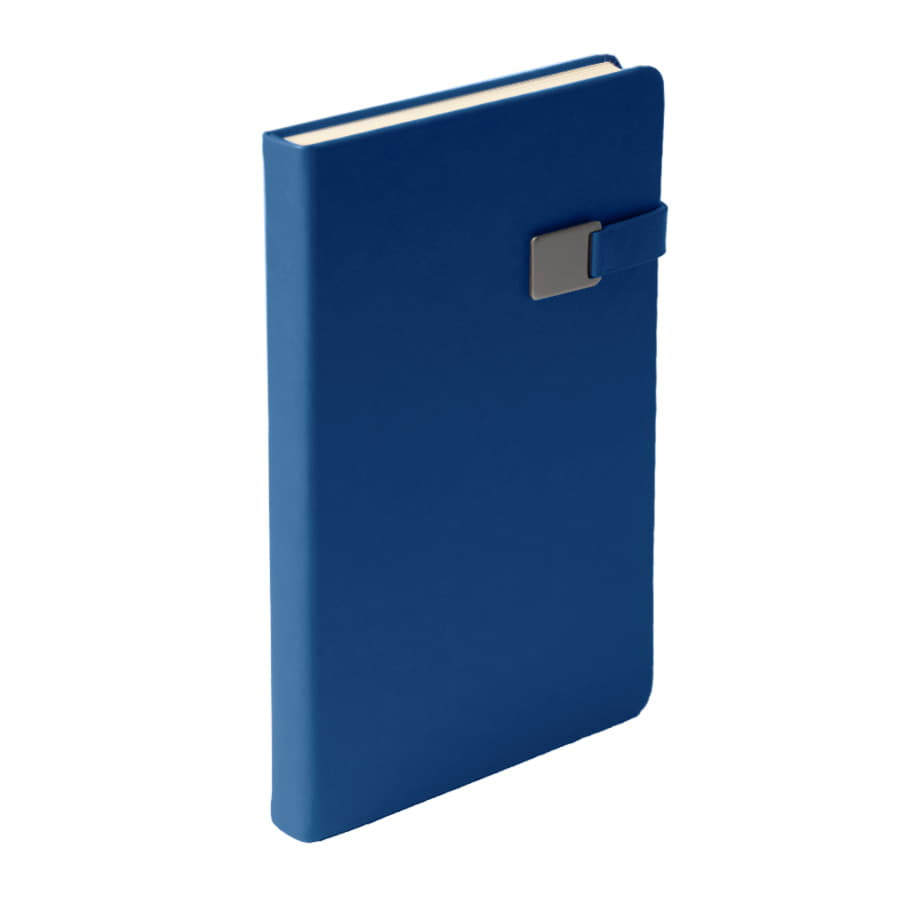 Ежедневник недатированный Spirit , формат А5, в линейку, синий-3