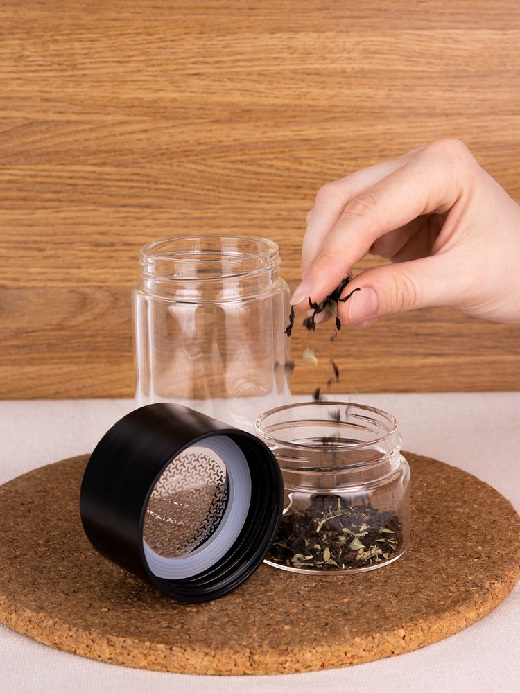 Бутылка для заваривания Cultivar, черная-5