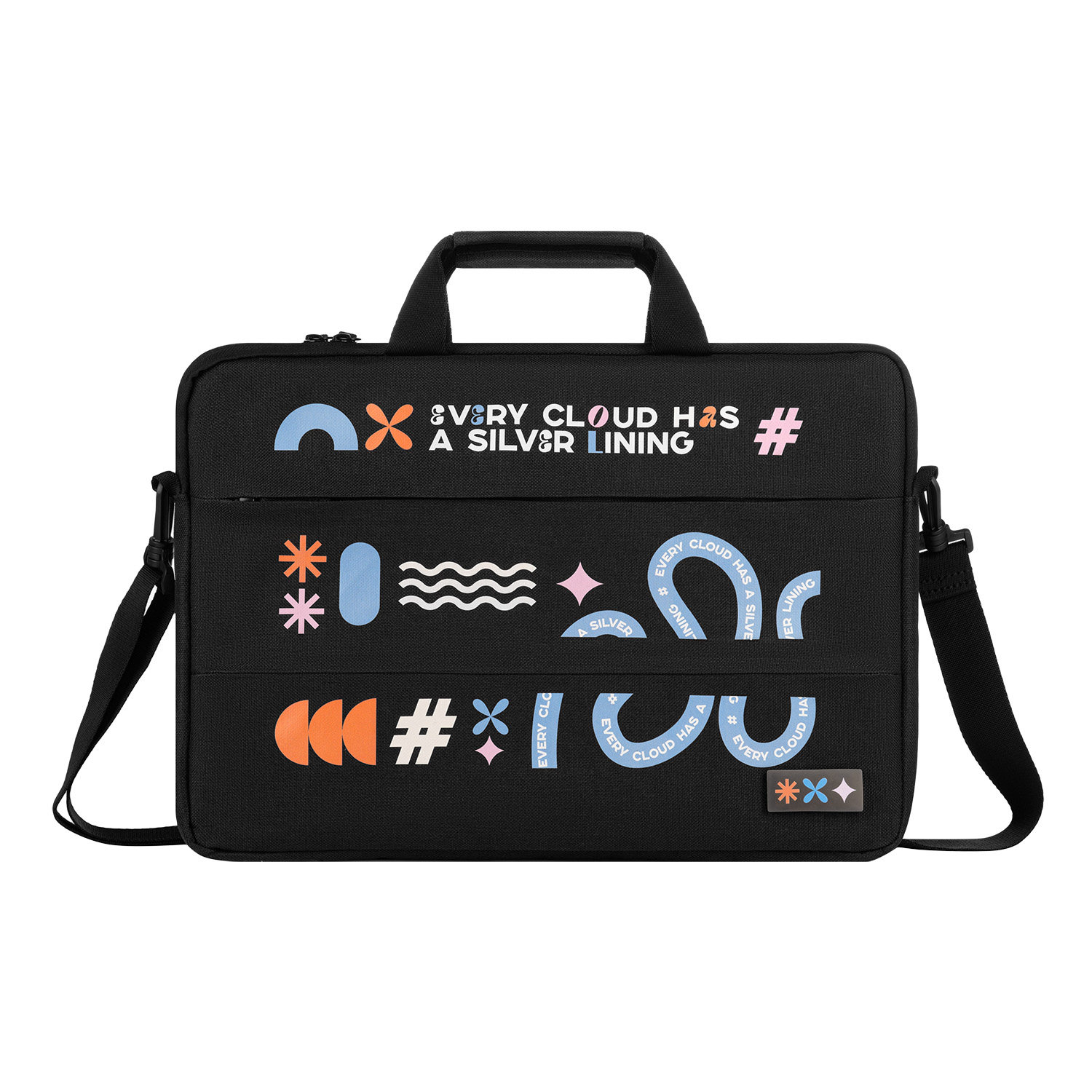 Сумка для ноутбука Fabio, черный-1