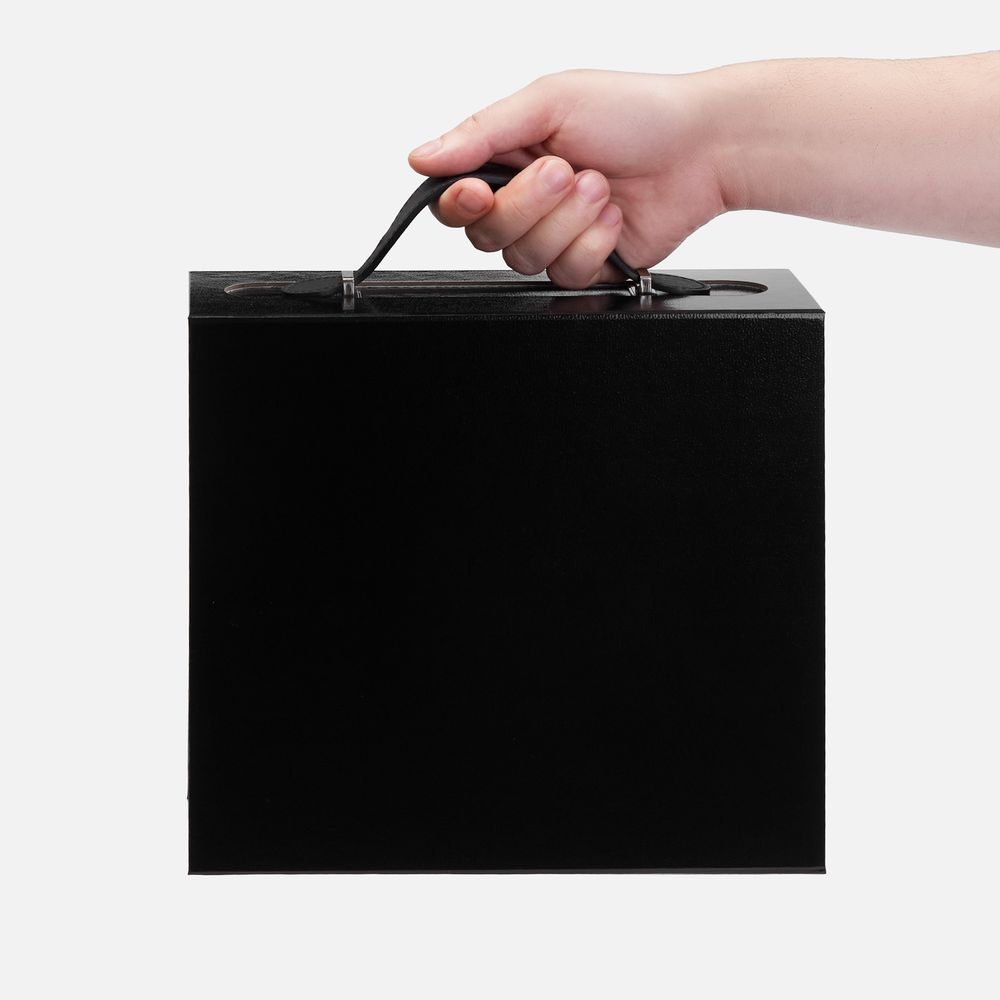 Коробка складная Holdfold, S, черная-3