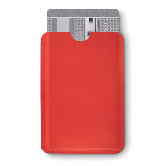 Чехол для кредитной карты, красный-2