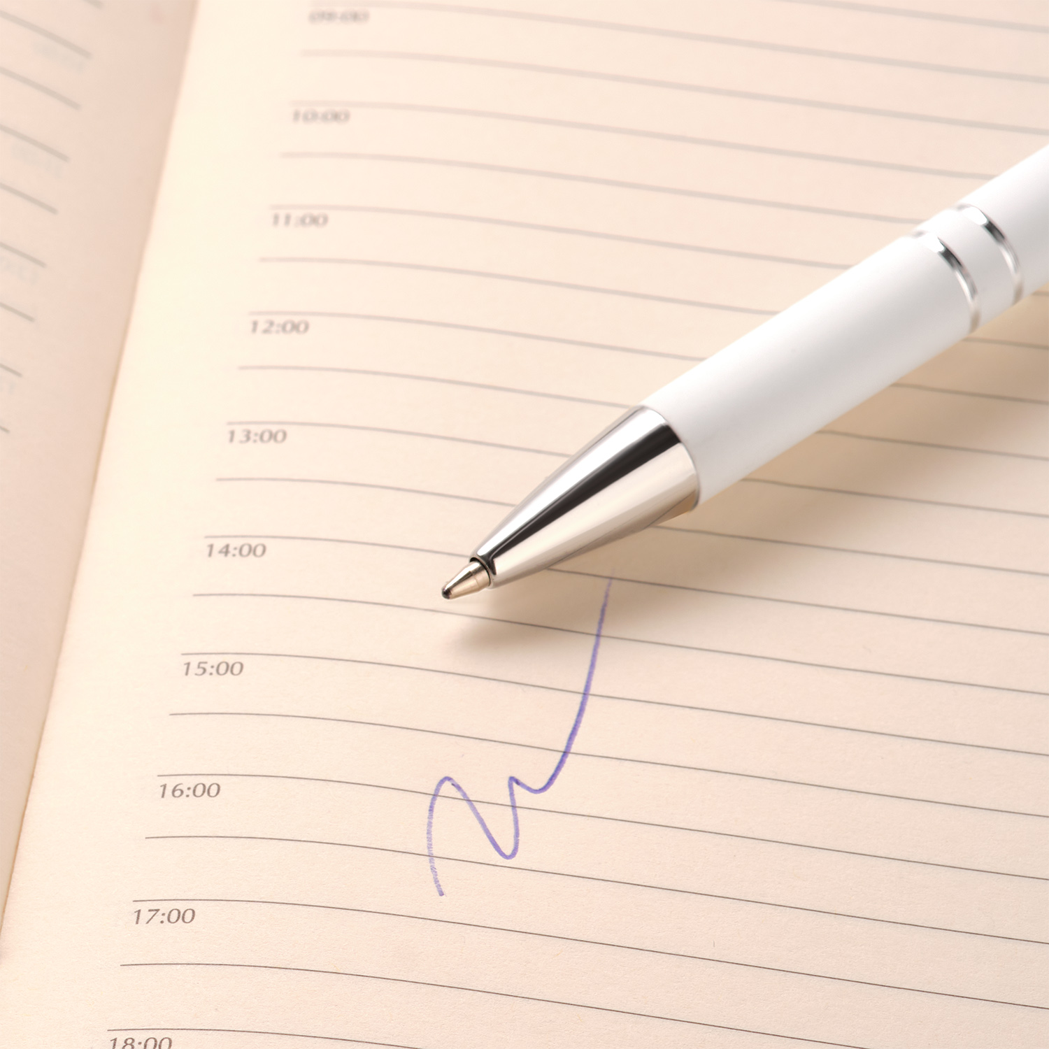 Шариковая ручка Альфа (Alpha), белая-3