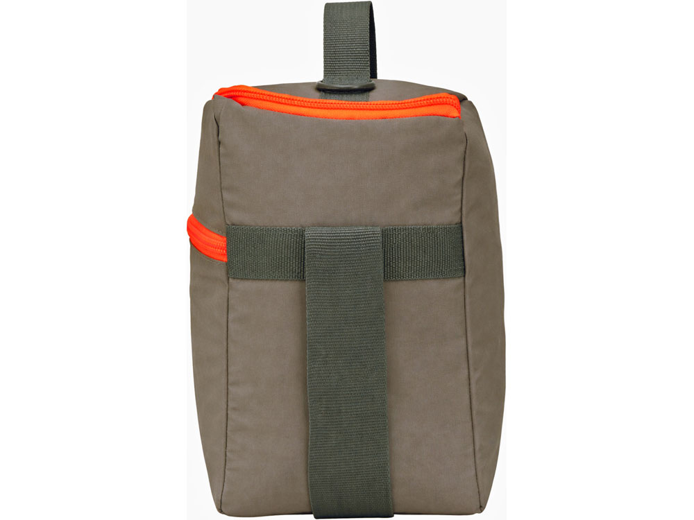 Изотермическая сумка-холодильник Neo Classic c контрастной молнией, серый/оранжевый-5