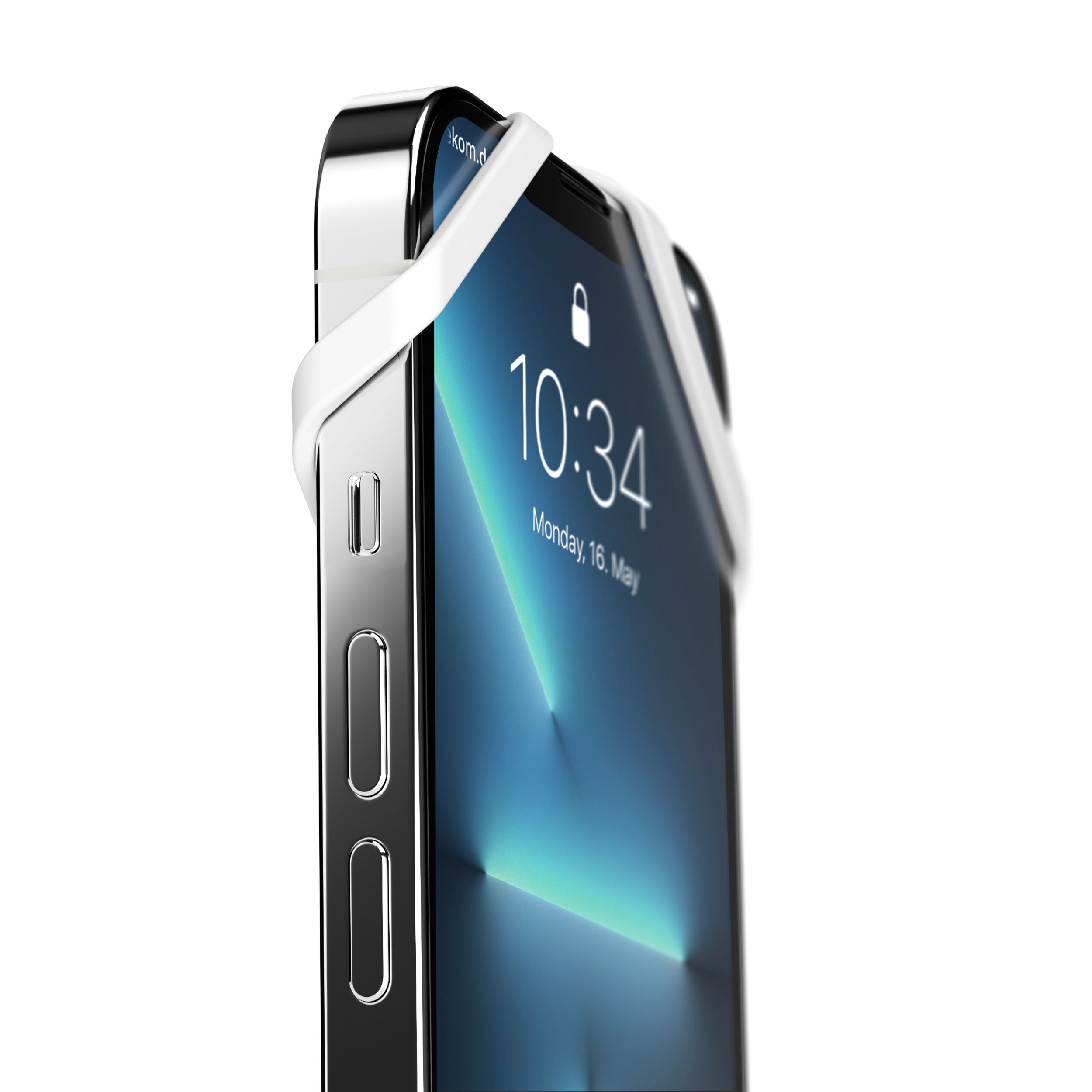 Ремешок-держатель для телефона с поп-сокетом Infinity Plus, белый-4