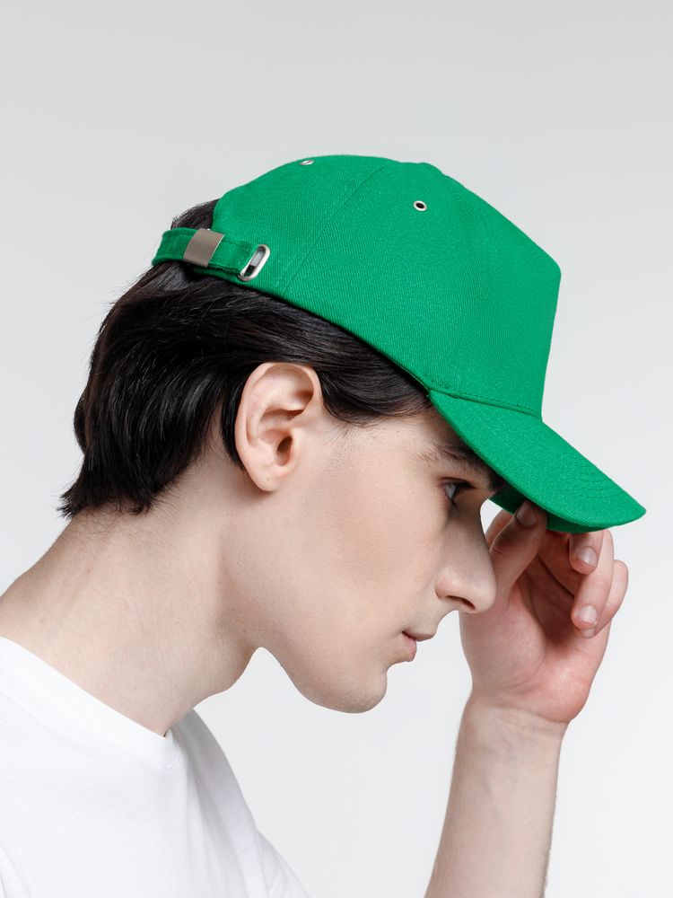 Бейсболка Standard, зеленая-3