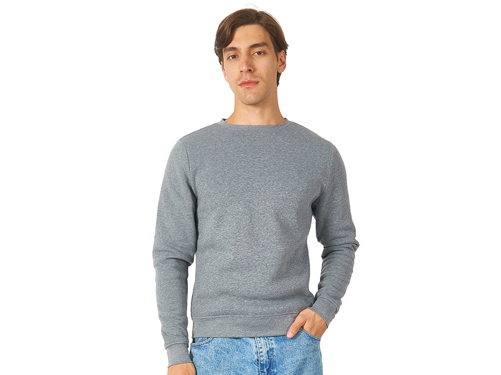 Толстовка промо London мужская, серый меланж-0