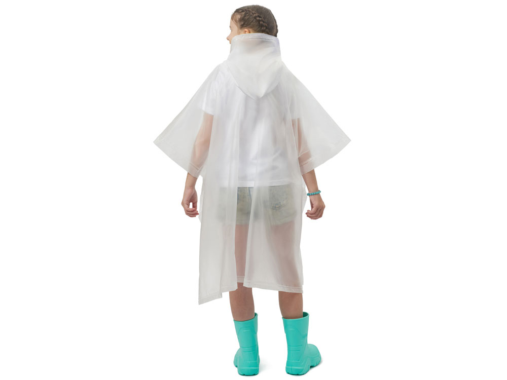 Пончо Hawaii c чехлом детский, белый-2