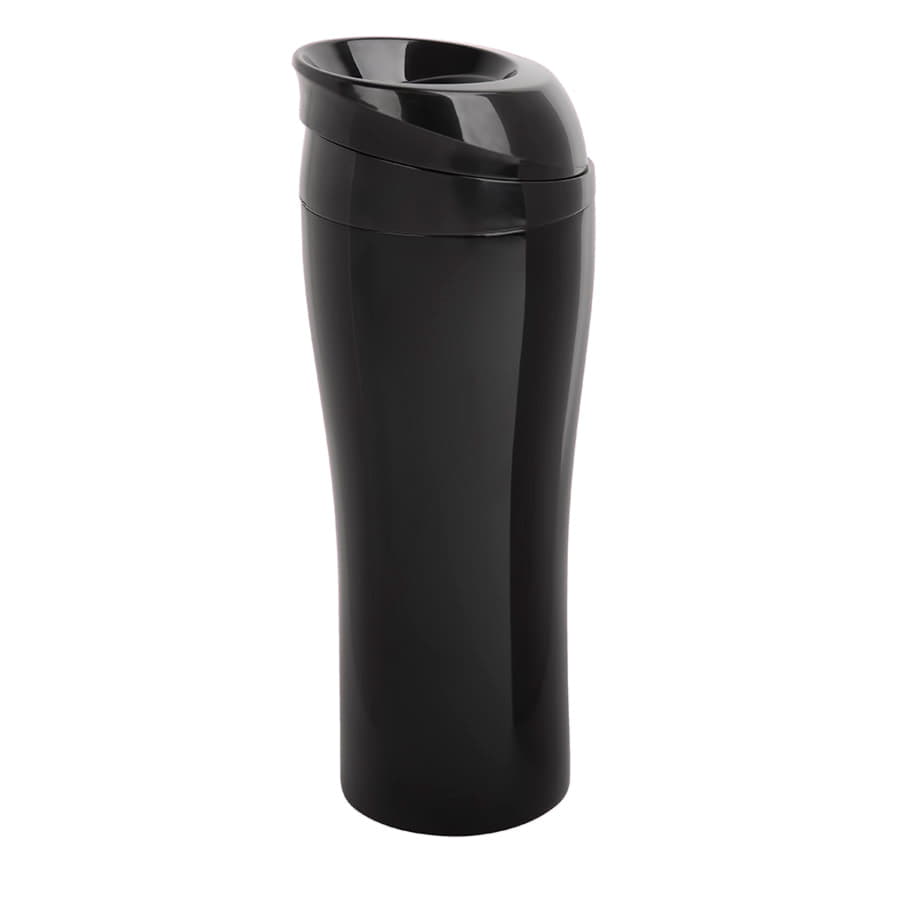 Термокружка вакуумная CLICK, 400 мл, черный-2