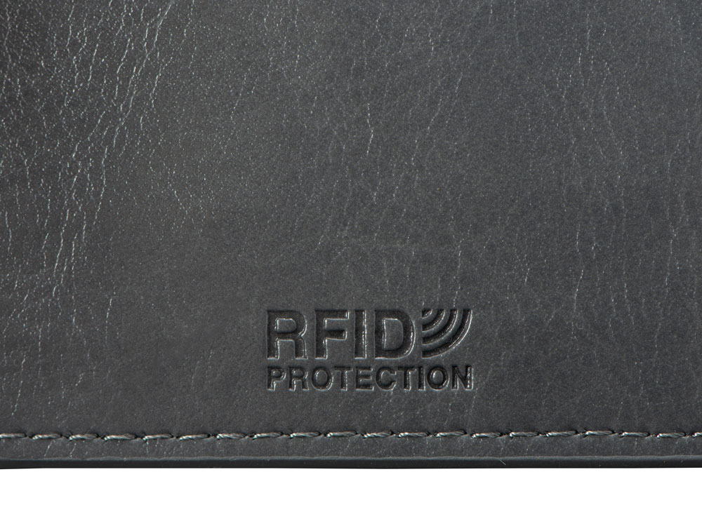 Картхолдер для 6 пластиковых карт с RFID-защитой Fabrizio, серый-6