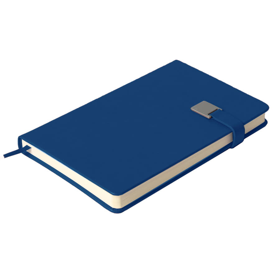 Ежедневник недатированный Spirit , формат А5, в линейку, синий-4