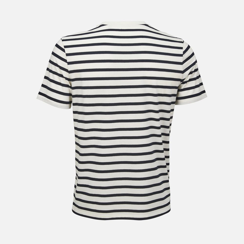 Футболка унисекс Legend, молочно-белая с темно-синим-2