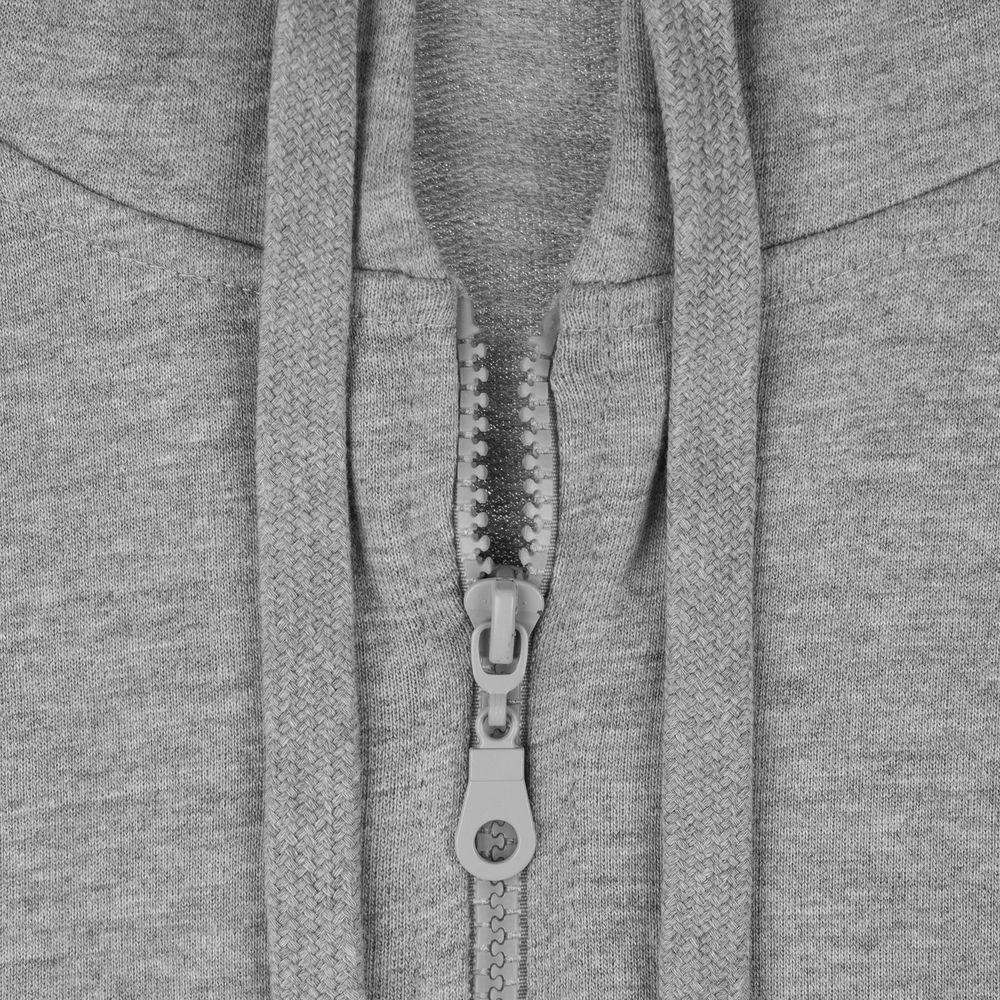 Толстовка на молнии с капюшоном Siverga 2.0, серый меланж-4