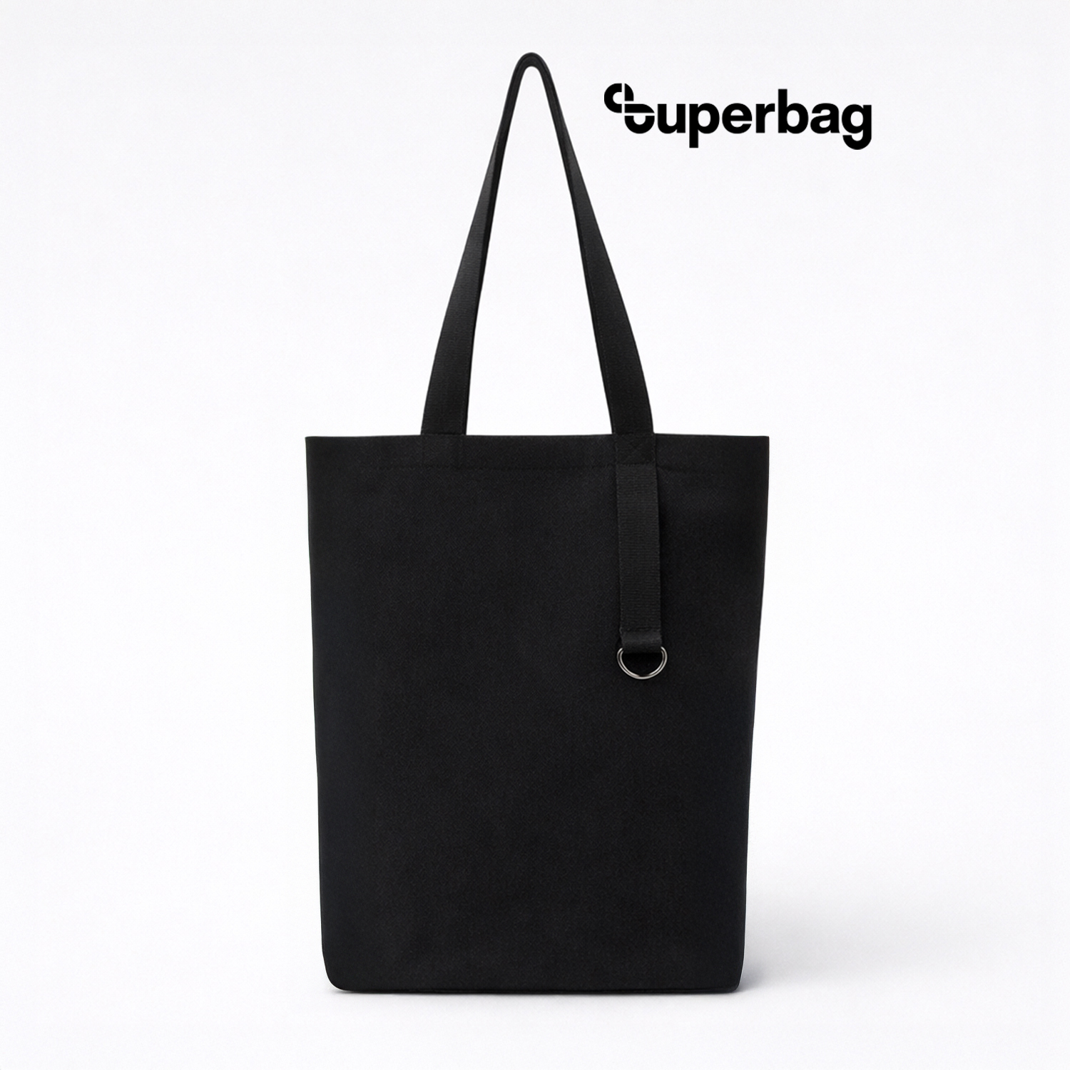 Шоппер/рюкзак Superbag Transformer, с молнией и двумя отделениями (черный)-0