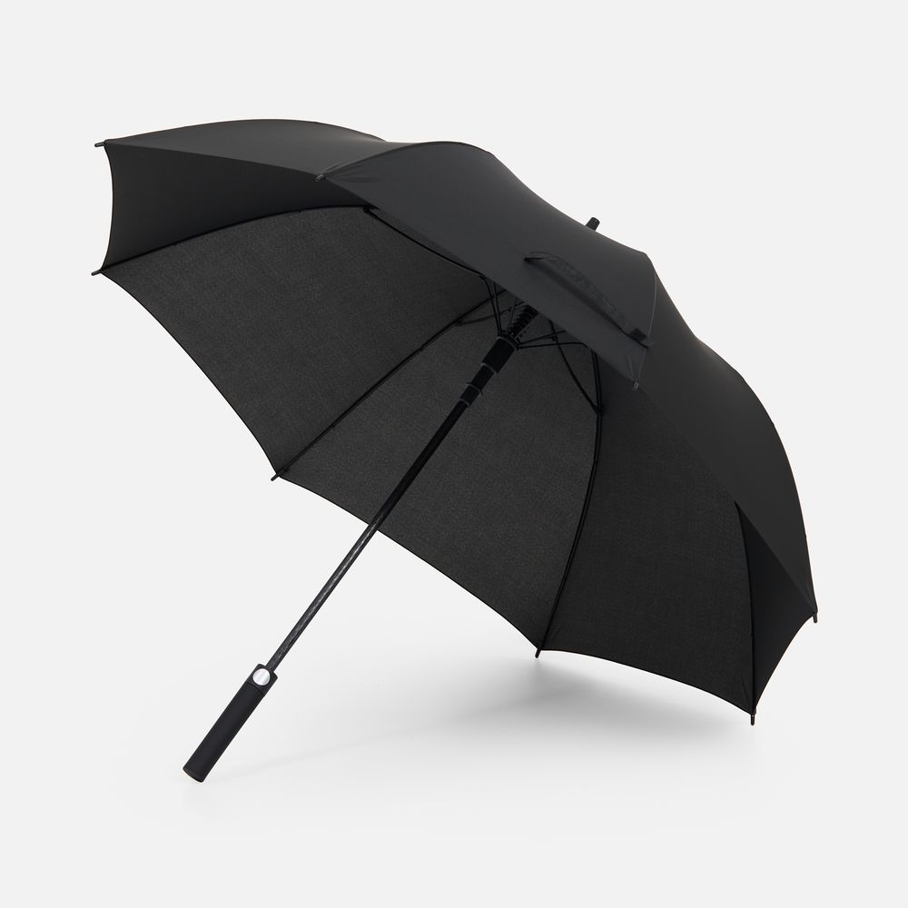 Зонт-трость Simple Golf, черный-0