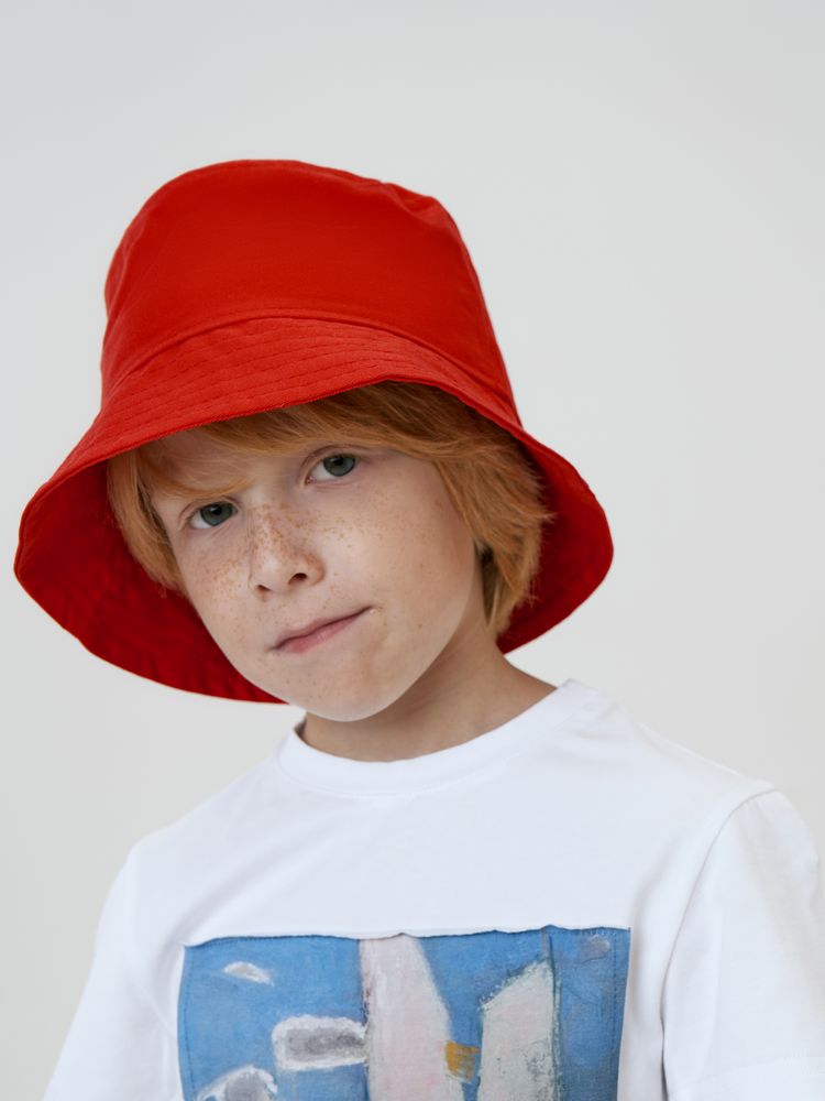 Панама детская Bizbolka Challenge Kids, красная-4