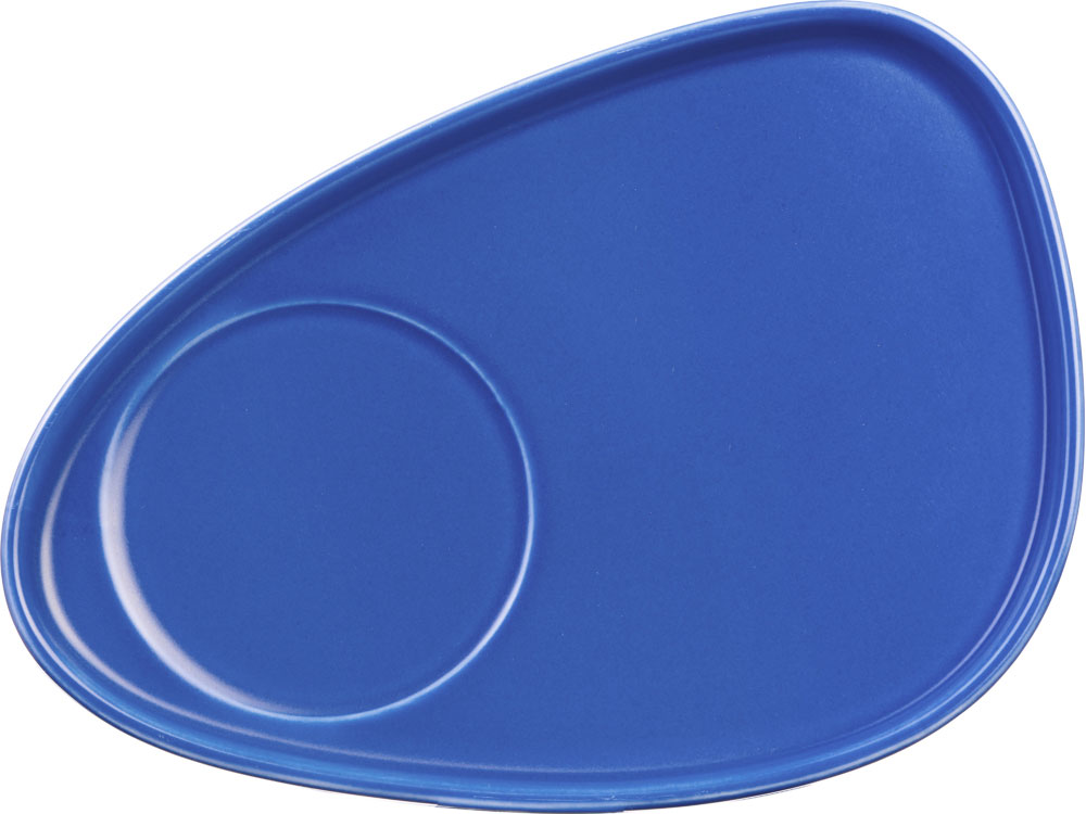 Чайная пара Brighton : блюдце овальное, чашка, коробка, синий-2