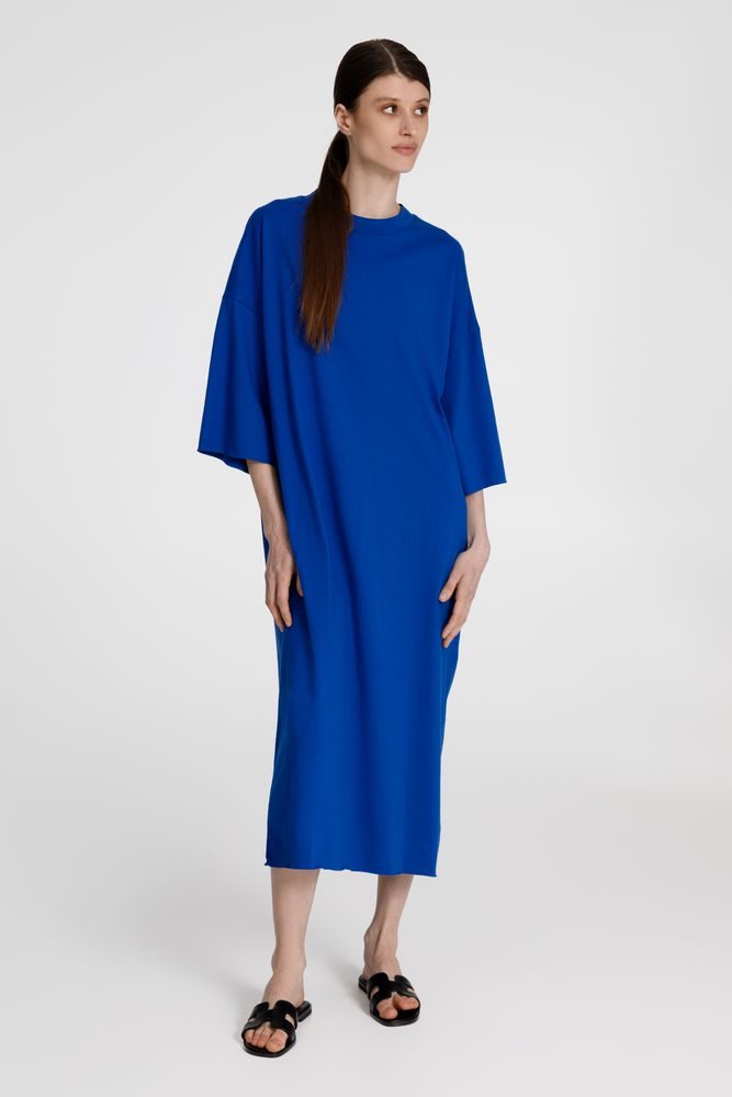 Платье D2, синее-1