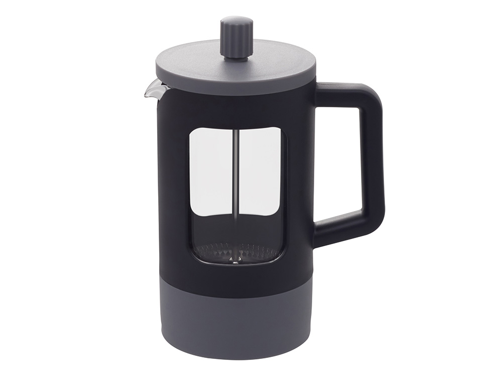 Френч-пресс Double Tone, черный-серый-0