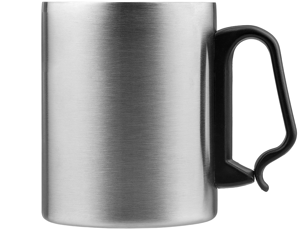 Стальная кружка с двойными стенками Climber Max, 450 мл, черный-2