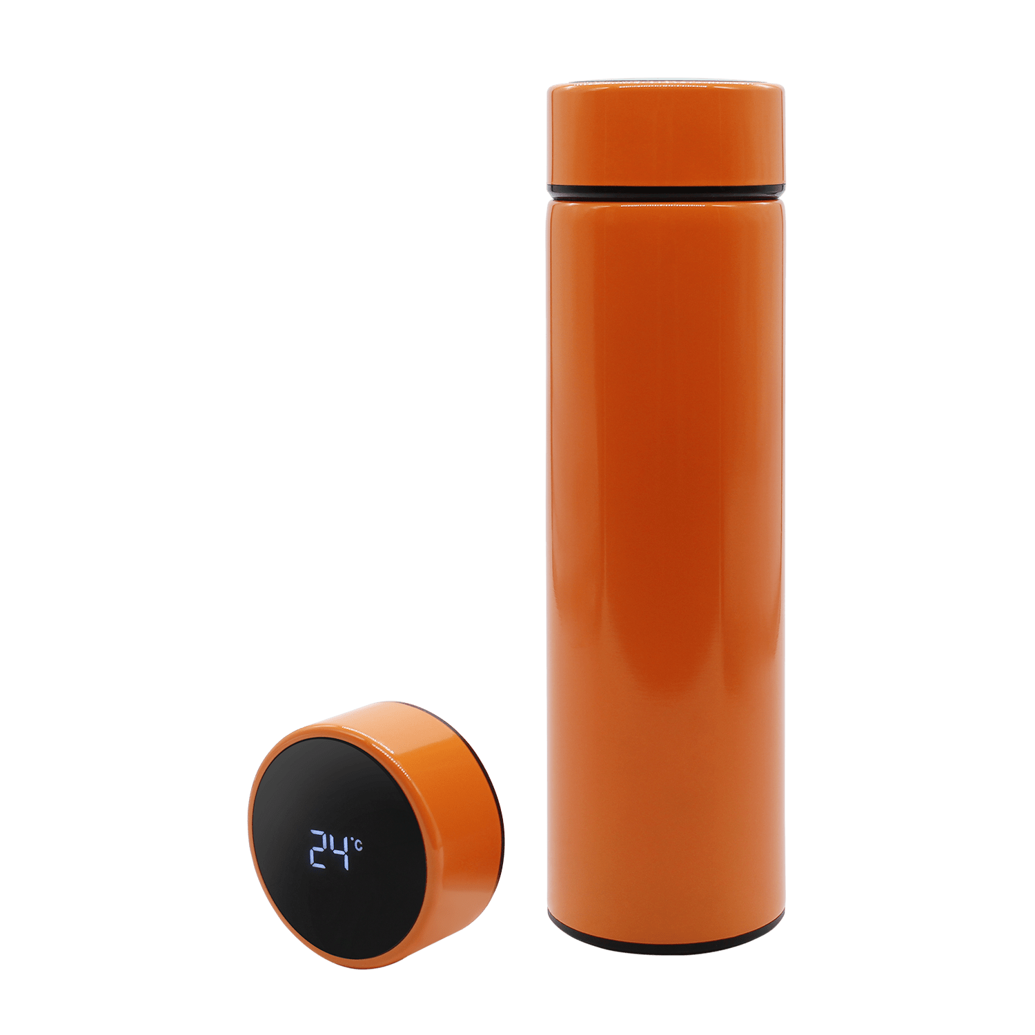 Термос Reactor с датчиком температуры (оранжевый)-1