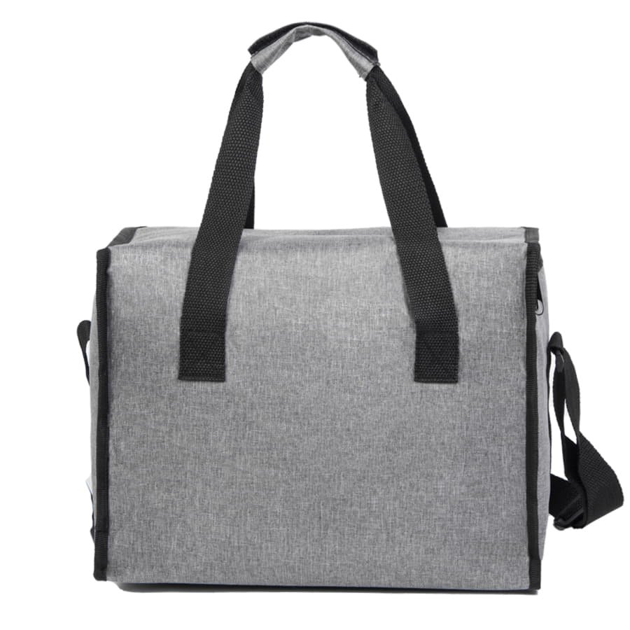 Термосумка с карманом POCKET, серый меланж-2