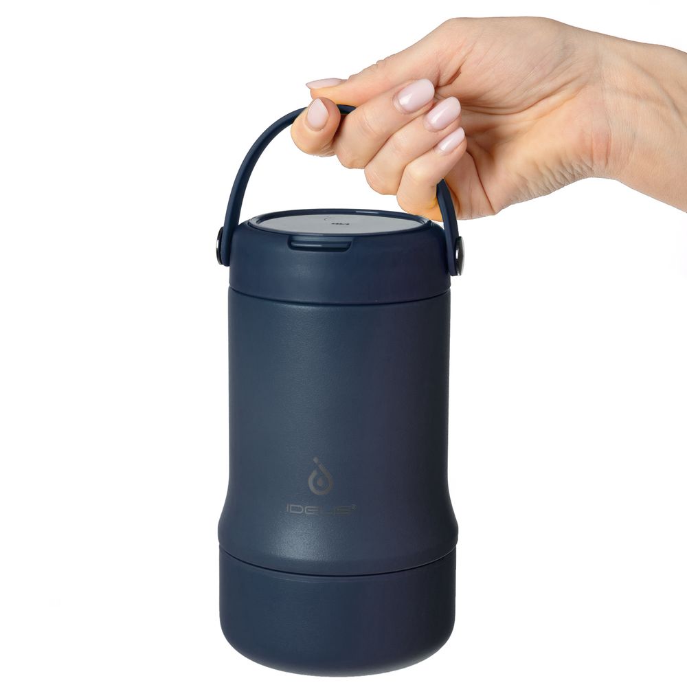 Термос для еды Tabenodo, темно-синий-7