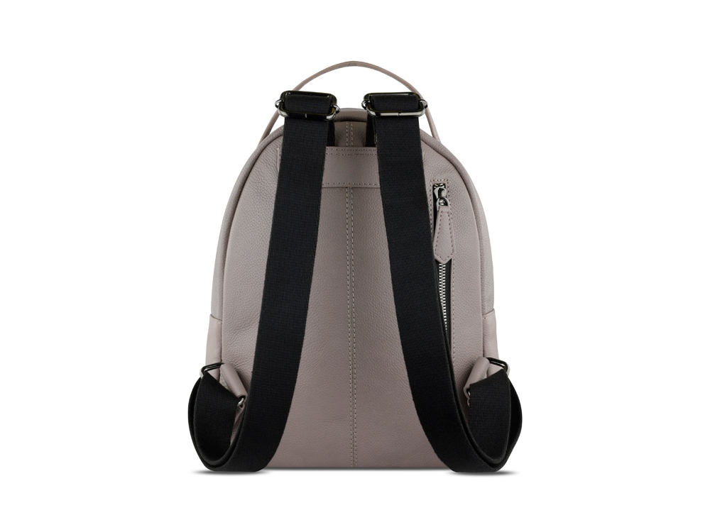 Рюкзак женский BUGATTI Bella, бежевый, воловья кожа/полиэстер, 24,5х12х27 см-4