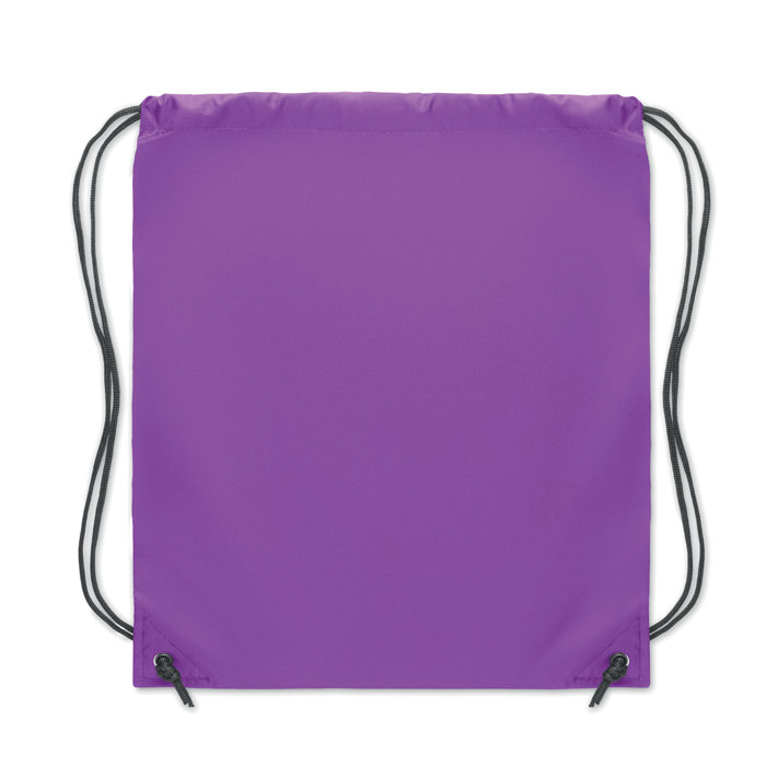 190T Polyester drawstring bag, фиолетовый-1