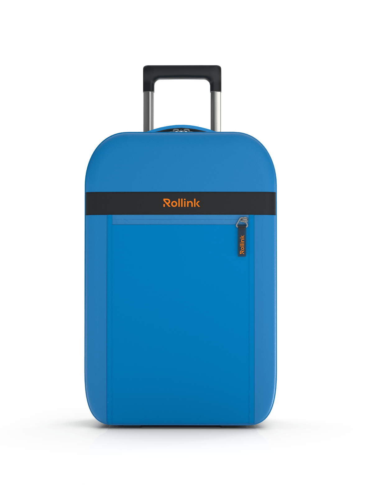 Чемодан складной Rollink Aura 55x40x20 см, 2 колеса, синий-4