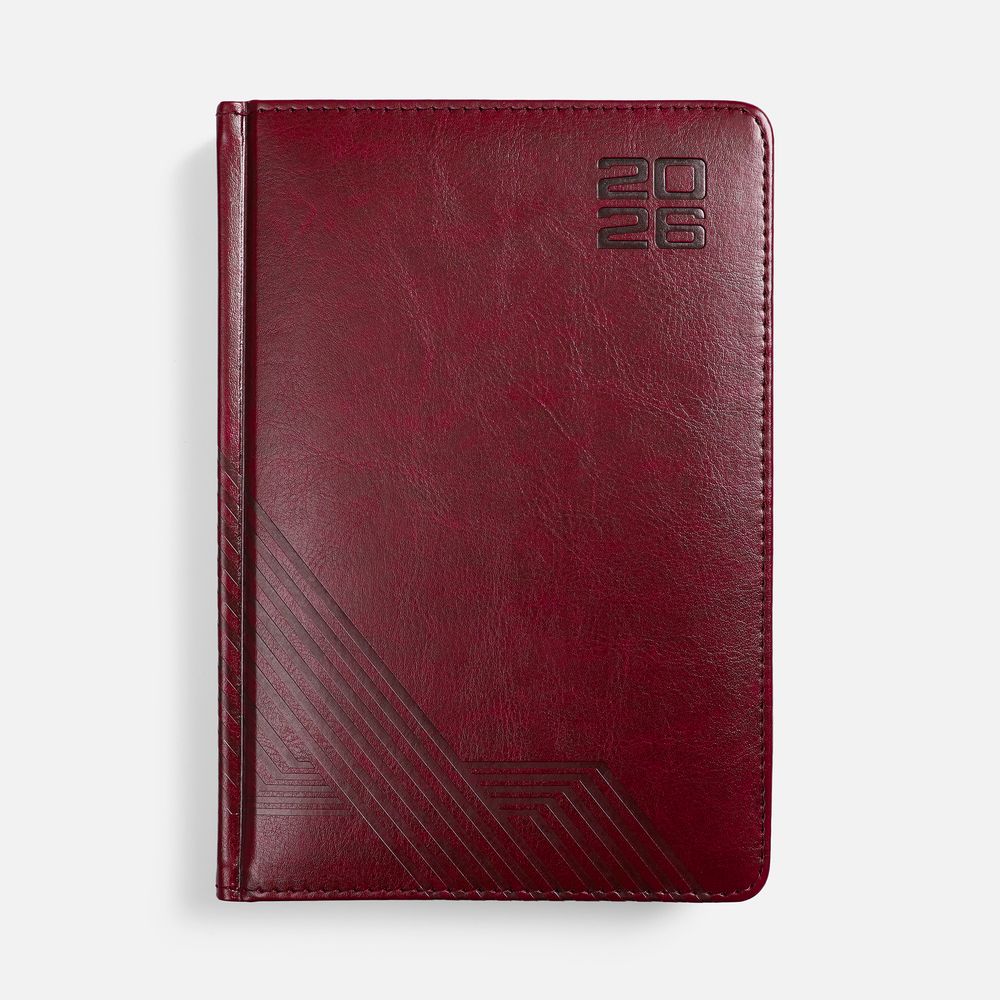 Ежедневник Faro, датированный, бордовый-0